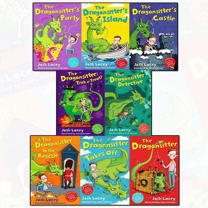 Dragonsitter series Josh Lacey Collection 8 Books Set - The Book Bundle