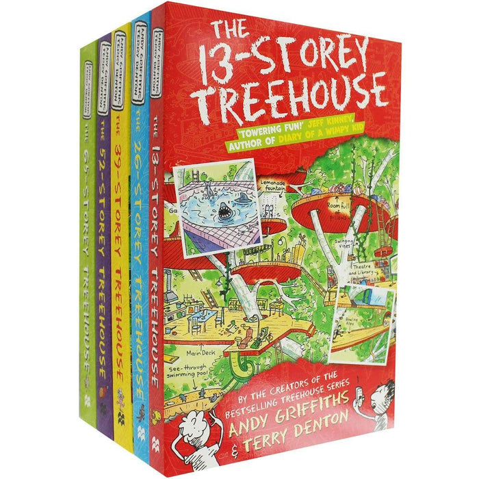 13-Storey Treehouse Set - The Book Bundle
