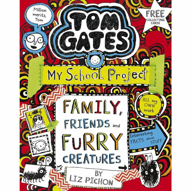 Tom Gates Series 3 collection of 5 paperback books by Liz Pichon, featuring colorful covers for ages 7-9.