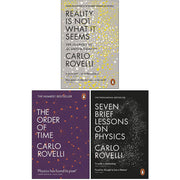 Carlo Rovelli Collection 3 Books Set (Reality Is Not What It Seems, The Order of Time, Seven Brief Lessons on Physics) - The Book Bundle
