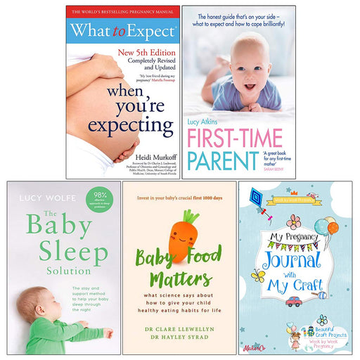 What To Expect , First , The Baby, Baby , My Pregnancy 5 Books Collection Set - The Book Bundle
