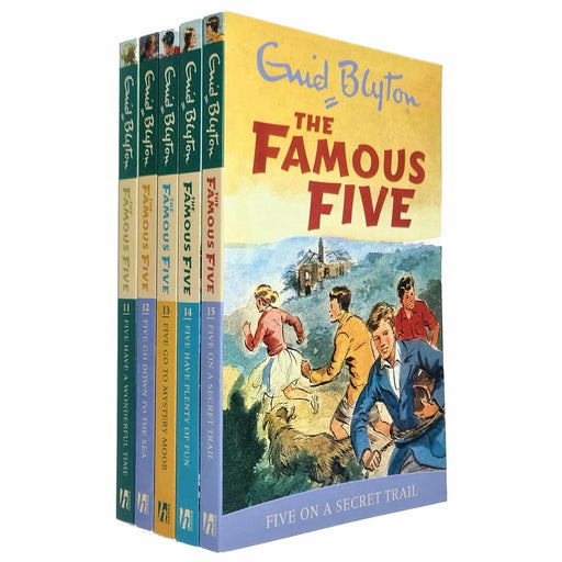 Enid Blyton Famous Five Series 11-15 Collection 5 Books Set (Five Have A Wonderful Time, Five) - The Book Bundle