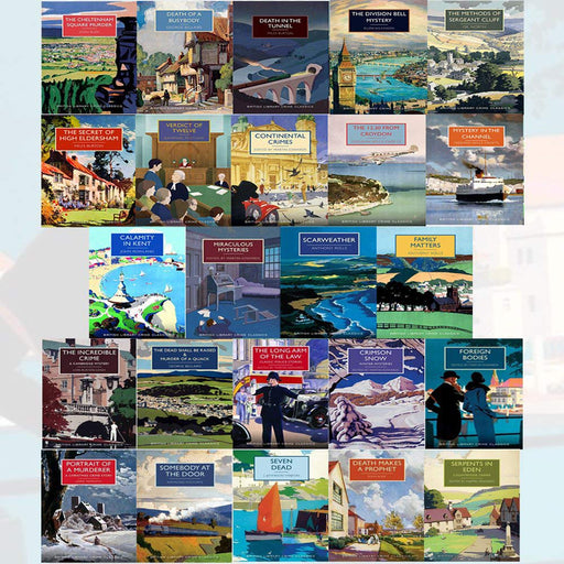 British Library Crime Classics Series 5 to 8 : 24 Books Collection Set - The Book Bundle