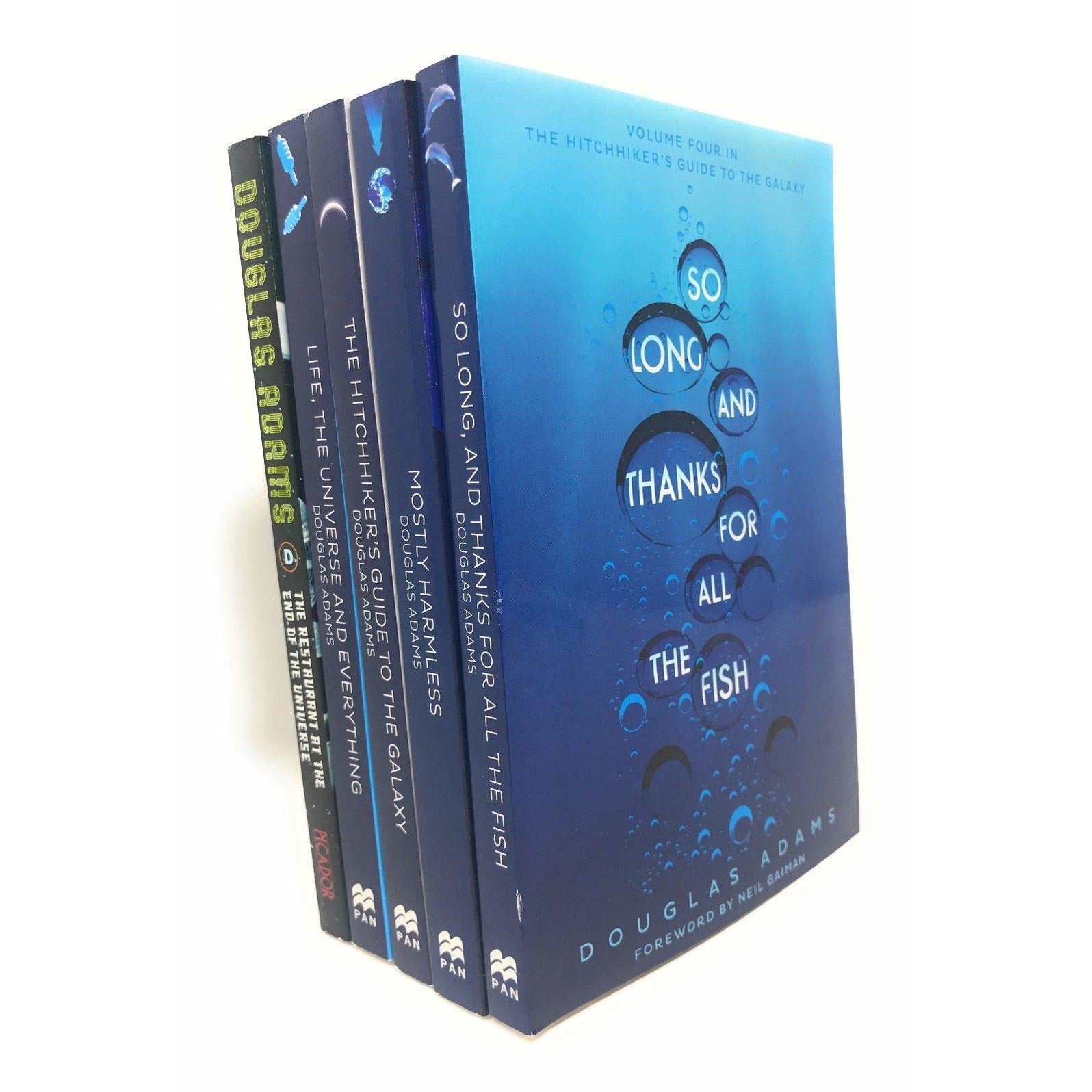 Hitchhiker Guide to the Galaxy Series Douglas Adams Collection 5 Books