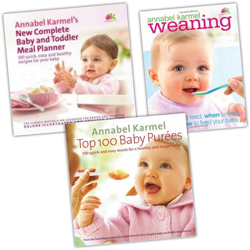Annabel Karmel Collection 3 Baby Books Set Pack RRP: £38.16 - The Book Bundle