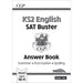 CGP New KS2 English SAT Buster Grammar Book, Punctuation Book, Spelling Book, Grammar, Punctuation & Spelling Answer Book 4 Books Collection Set - The Book Bundle