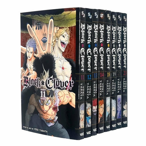 Black Clover Series Vol 11 12 13 14 18 19 21 23 Collection 8 Books Set By Yuki Tabata - The Book Bundle