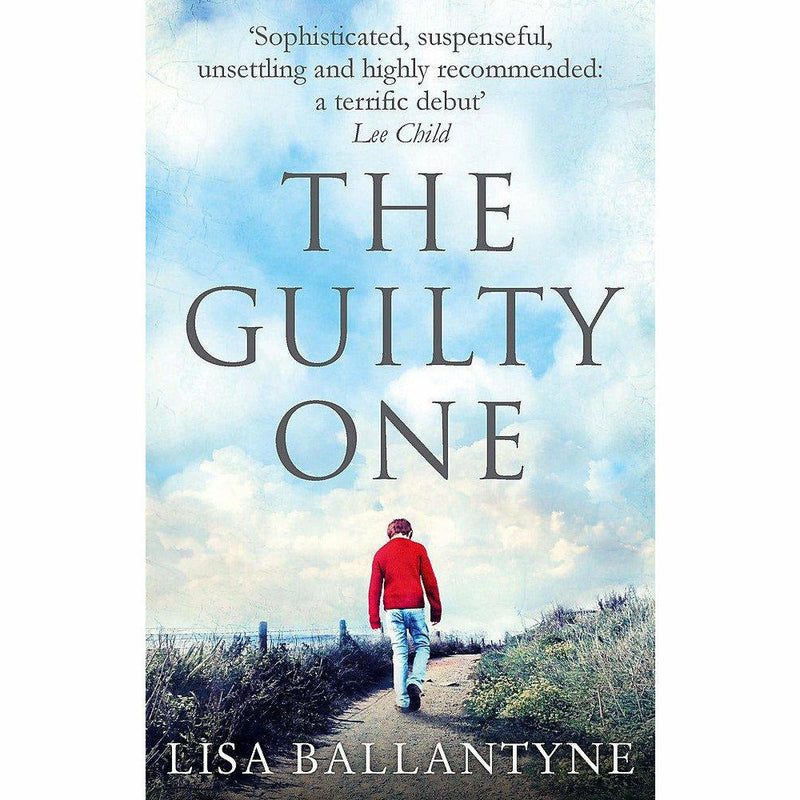 Cover of "The Guilty One" paperback fiction novel by Lisa Ballantyne, published by Piatkus, featuring dark and moody artwork.
