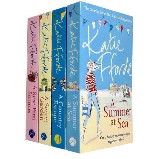 Katie Fforde Collection 4 Books Set (A Summer at Sea, A Country Escape, A Secret Garden, A Rose Petal Summer) - The Book Bundle