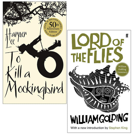 To Kill A Mockingbird By Harper Lee and Lord of the Flies By William Golding 2 Books Collection Set - The Book Bundle