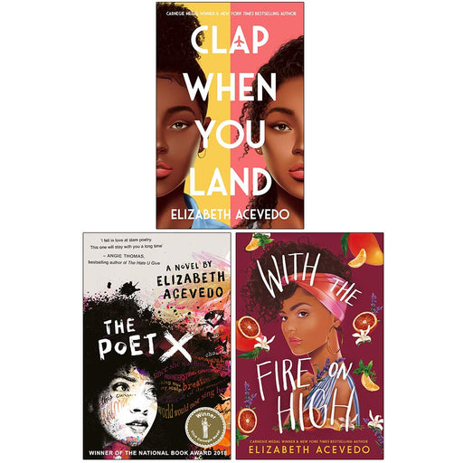 Elizabeth Acevedo Collection 3 Books Set (Clap When You Land, The Poet X, With the Fire on High) - The Book Bundle