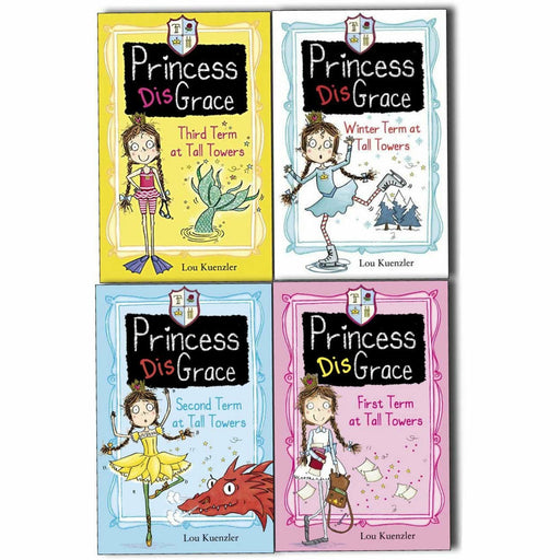 Princess Disgrace 4 Books Collection Pack Set By Lou Kuenzler - The Book Bundle