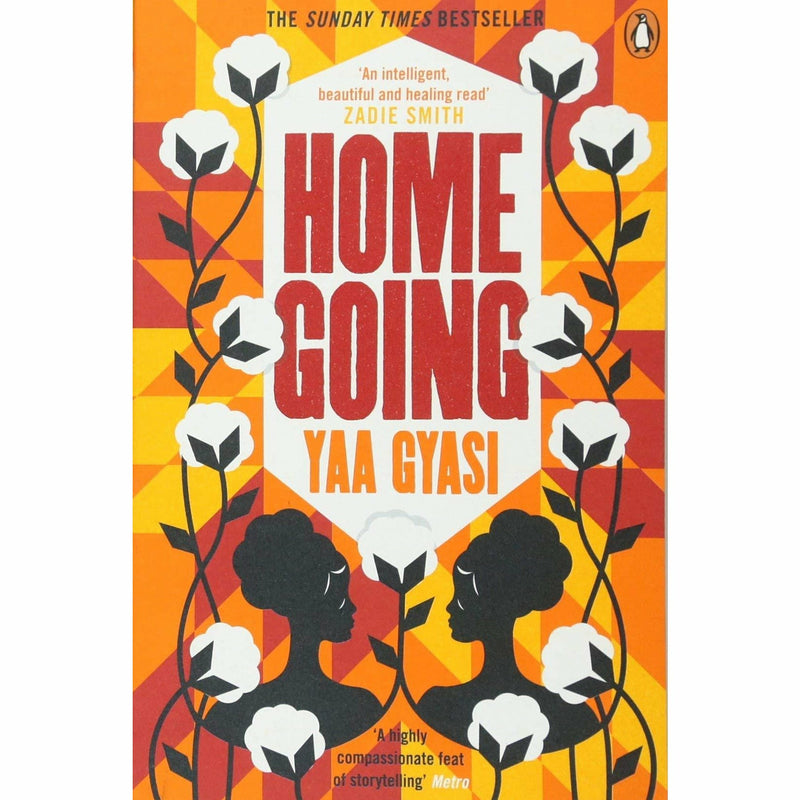 Set of three paperback fiction books including Homegoing by Yaa Gyasi, Girl, Woman, Other by Bernardine Evaristo, published by Penguin/Bloomsbury