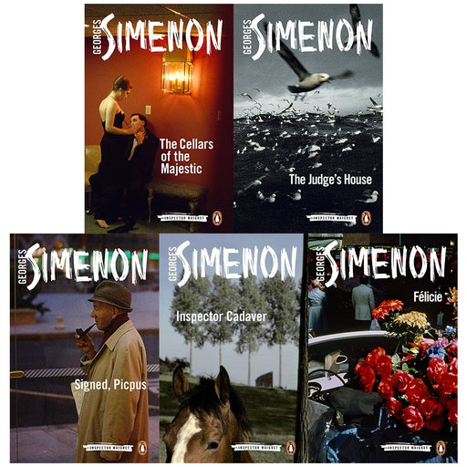 inspector maigret series 5 :21 to 25 books collection set by georges simenon - The Book Bundle