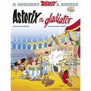 Asterix series 5 books collection set by René Goscinny and Albert Uderzo, paperback edition, featuring colorful comic covers.