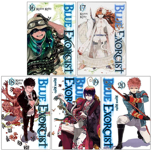 Blue Exorcist Volume 16-20 Collection 5 Books Set (Series 4) by Kazue Kato - The Book Bundle