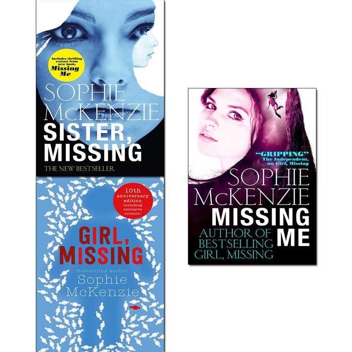 Sophie mckenzie 3 books collection set (girl, sister, missing me) - The Book Bundle