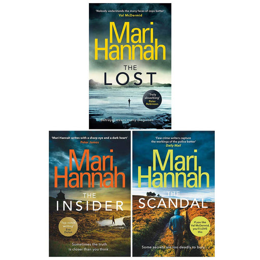 Mari Hannah Stone and Oliver Series 3 Books Collection Set (The Lost,The Insider,The Scandal) - The Book Bundle