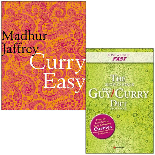 Curry Easy By Madhur Jaffrey & Lose Weight Fast The Slow Cooker Spice-Guy Curry Diet Recipe Book By Iota 2 Books Collection Set Paperback - The Book Bundle