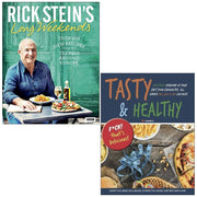 Cover images of Rick Stein's Long Weekends and Tasty and Healthy Fck That's Delicious book collection by BBC Books.