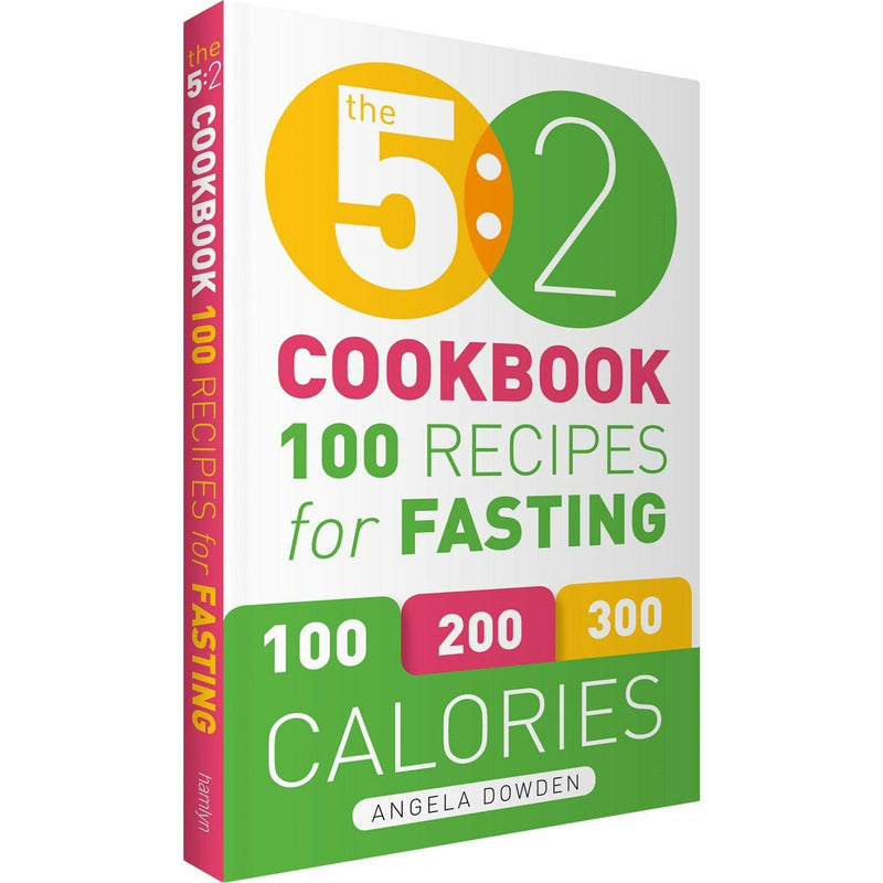 Spruce paperback cookbook by Angela Dowden featuring recipes for the 5:2 diet and two-day fasting diet plan.
