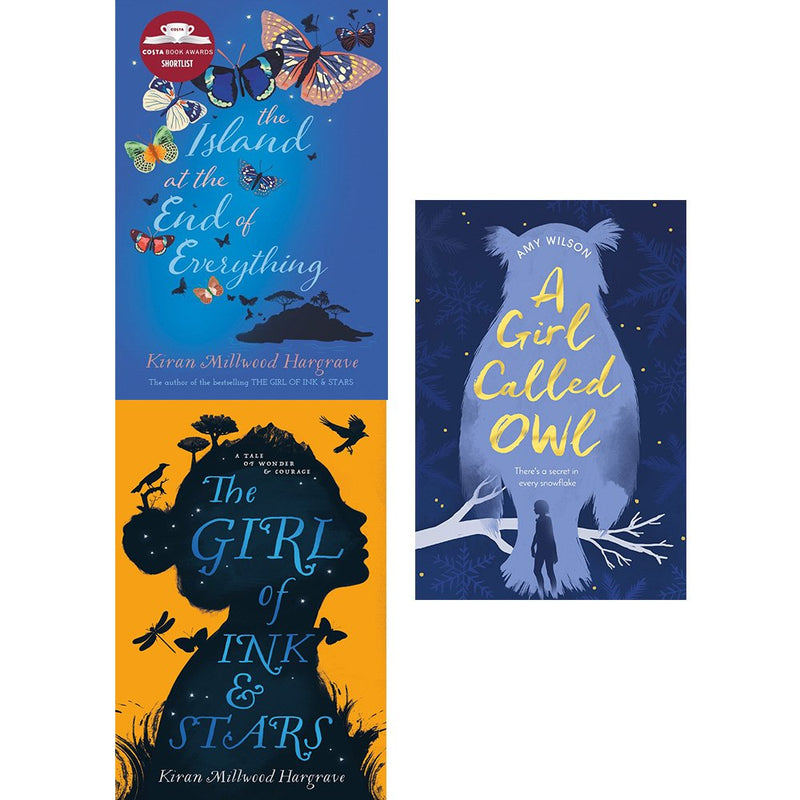 Island at the end of everything, the girl of ink and stars and a girl called owl 3 books collection set - The Book Bundle