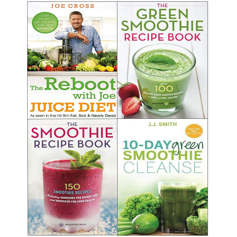 Reboot with joe juice diet, 10-day green smoothie cleanse, green smoothie recipe book 4 books collection set - The Book Bundle