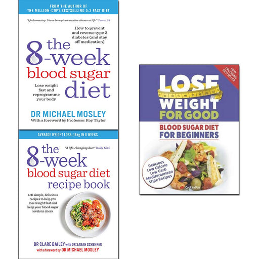 Blood sugar diet 3 books collection- 8-week blood sugar diet and 8-week blood sugar diet recipe - The Book Bundle
