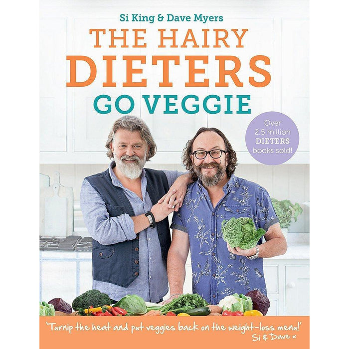 Hairy Bikers 2 Books Collection Set (The Hairy Dieters Go Veggie, The Hairy Dieters Make It Easy) - The Book Bundle