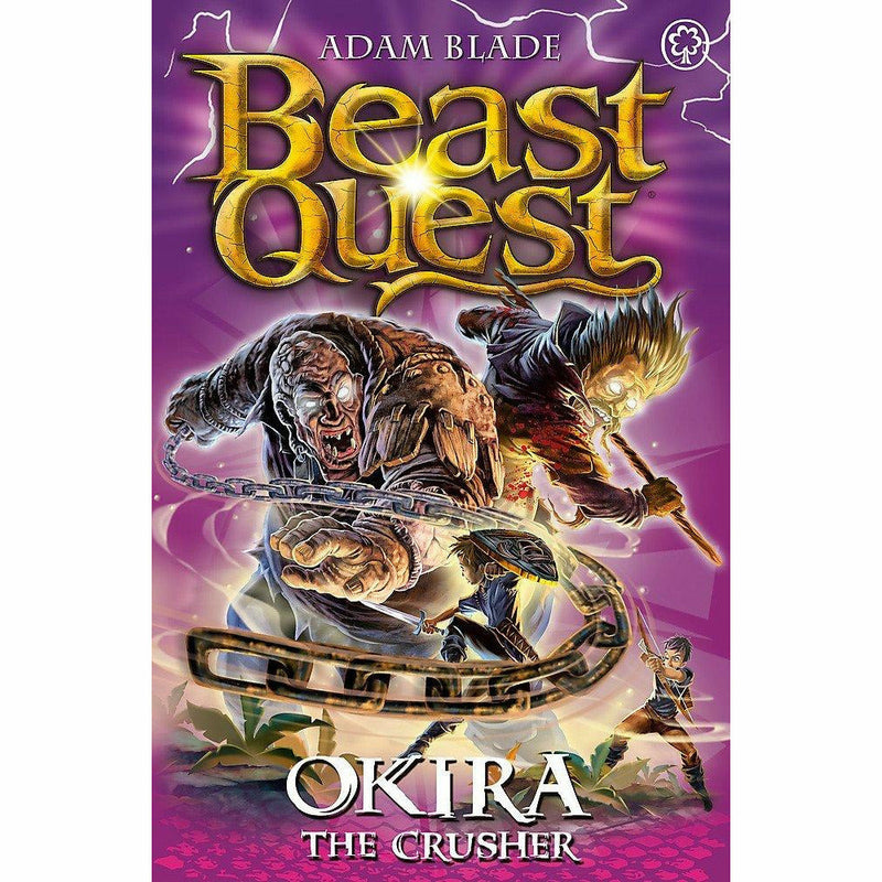 Beast Quest Series 20 four-book collection set by Adam Blade, featuring colorful paperback covers with fantasy adventure illustrations.