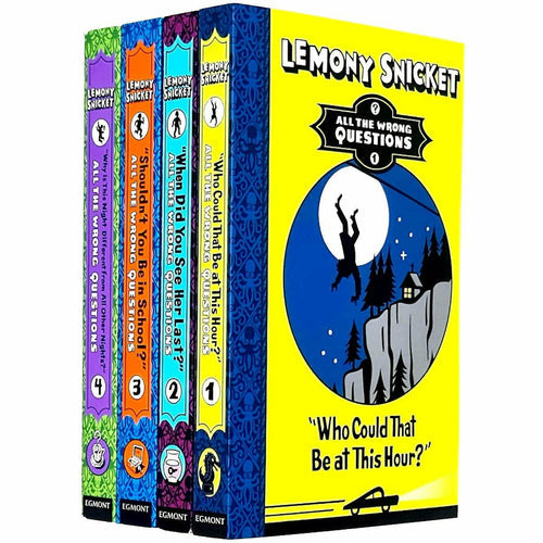 Lemony Snicket All The Wrong Questions 4 Books Collection Set - The Book Bundle