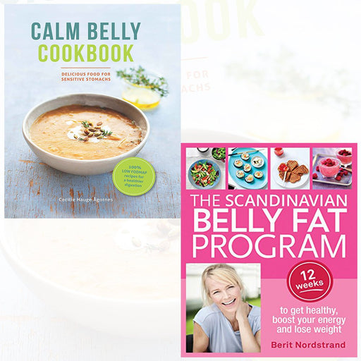 the scandinavian belly fat program and calm  2 books collection set - The Book Bundle