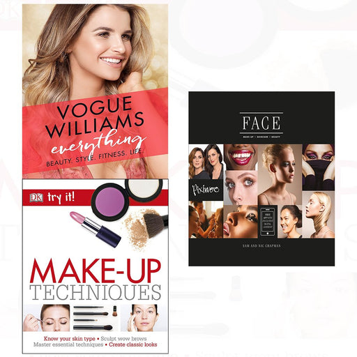 Everything beauty style fitness life [hardcover],face and make-up techniques 3 books collection set - The Book Bundle