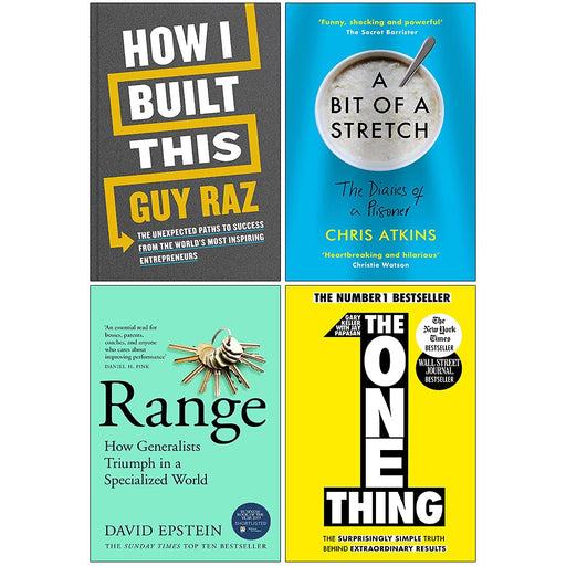How I Built This, A Bit of a Stretch, Range, The One Thing 4 Books Collection Set - The Book Bundle