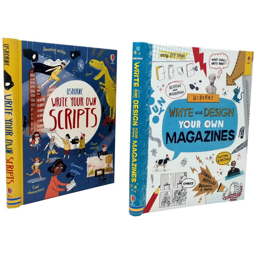 Usborne Write Your Own Collection 2 Books Set By Andrew Prentice & Sarah Hull - The Book Bundle