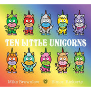 Ten Little Series Collection 10 Books Set By Mike Brownlow (Monkeys, Unicorns) - The Book Bundle