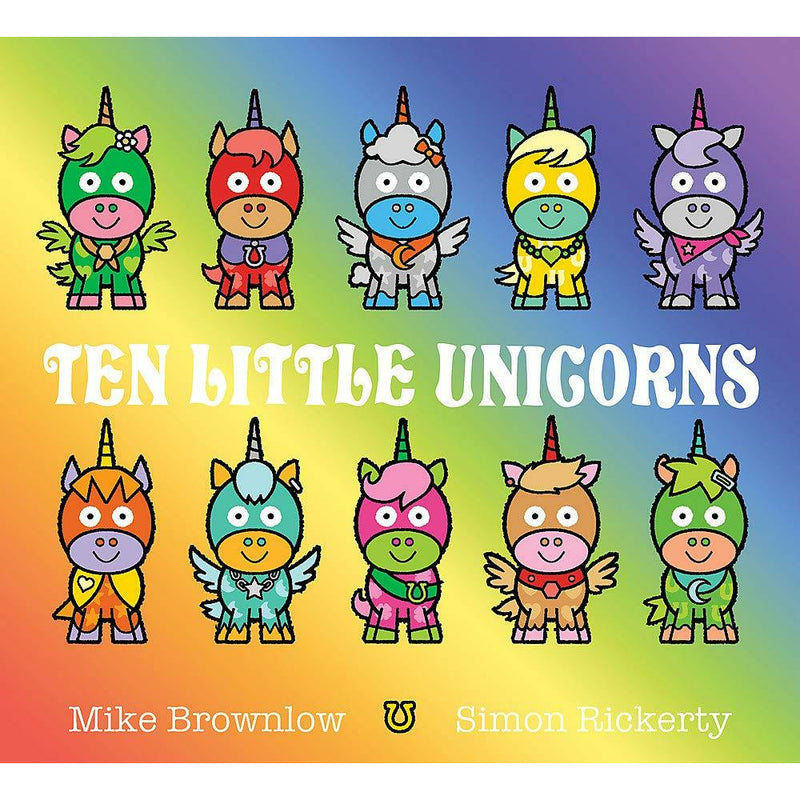 Ten Little Series Collection 10 Books Set By Mike Brownlow (Monkeys, Unicorns) - The Book Bundle