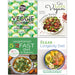 Higgidy The Veggie Cookbook [Hardcover], Go Lean Vegan, Vegetarian 5:2 Fast Diet for Beginners, The Vegan Longevity Diet 4 Books Collection Set - The Book Bundle