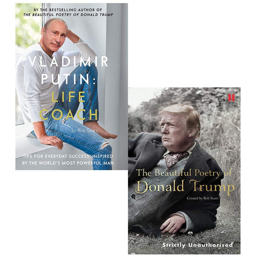 Vladimir Putin Life Coach, Beautiful Poetry Of Donald Trump 2 Books Collection Set - The Book Bundle