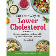 Set of two paperback books on healthy eating for lower cholesterol by Catherine Collins and Daniel Green, focusing on nutritious recipes.