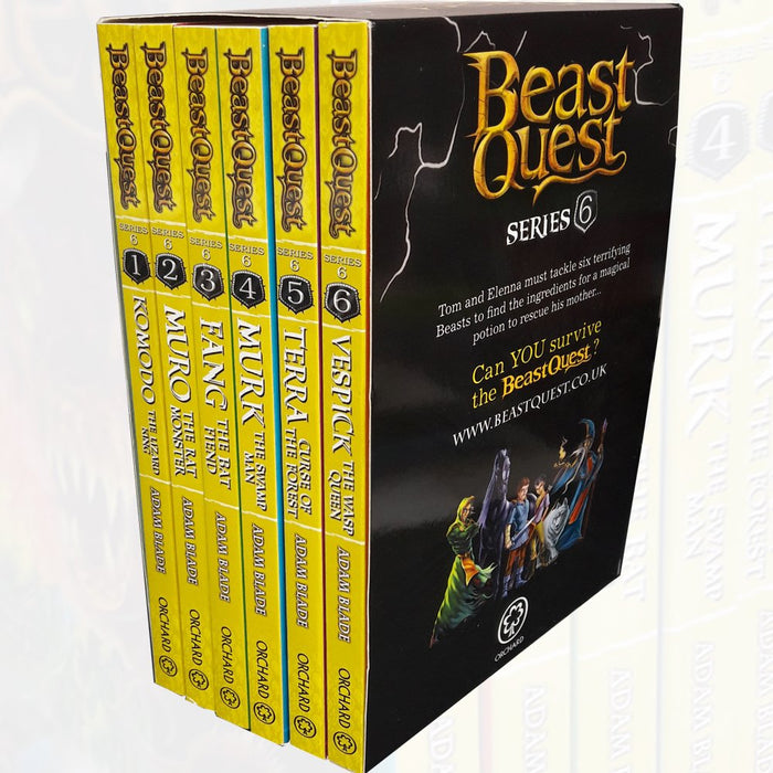 Beast Quest Series 6 Collection 6 Books Set By Adam Blade - The Book Bundle