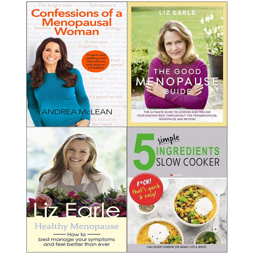 Confessions of a menopausal woman,good menopause guide, healthy menopause,5 simple ingredients 4 books collection set - The Book Bundle