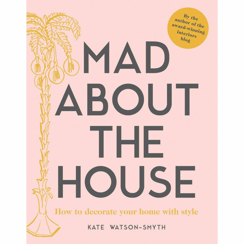 Hardcover book titled "Mad About the House" by The Book Bundle, showcasing interior decorating tips and stylish home decor ideas.