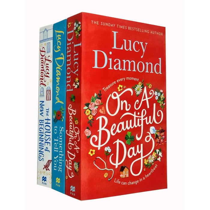 Lucy Diamond 3 Books Collection Set An Almost Perfect Holiday, On a Beautiful Day - The Book Bundle