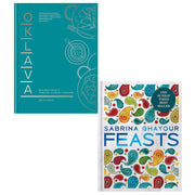Oklava and Feasts book collection by Sabrina Ghayour, hardcover set featuring non-fiction cookbooks with Middle Eastern recipes.