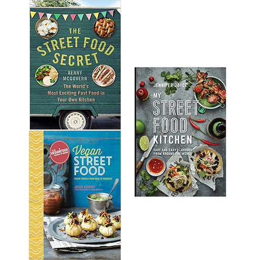 Street food secret, vegan street food [hardcover] and my street food kitchen [hardcover] 3 books collection set - The Book Bundle
