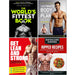 The World's Fittest Book, Your Ultimate Body Transformation Plan, Get Lean And Strong, BodyBuilding Cookbook 4 Books Collection Set - The Book Bundle
