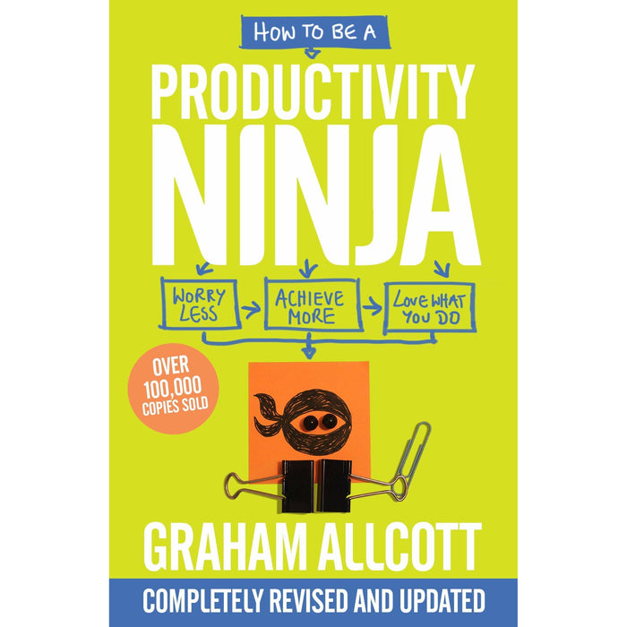 Graham Allcott Productivity Ninja 2 Books Collection Set (How to be a Productivity Ninja, How to Fix Meetings) - The Book Bundle