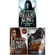 raven's shadow series anthony ryan collection 3 books set (blood song, tower lord, queen of fire) - The Book Bundle