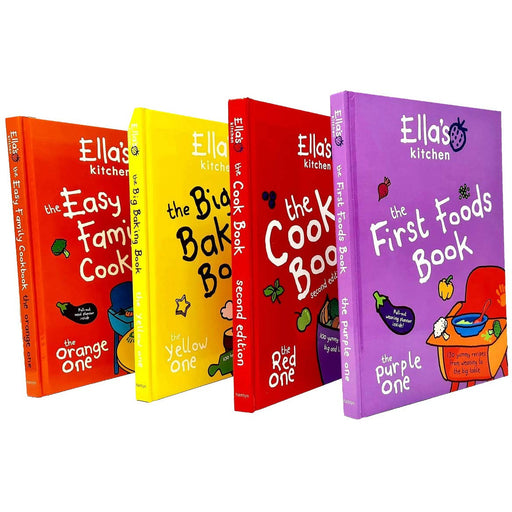 Ella's Kitchen Cookbook Collection 4 Books Set The Easy Family Cookbook ,The Big Baking Book - The Book Bundle